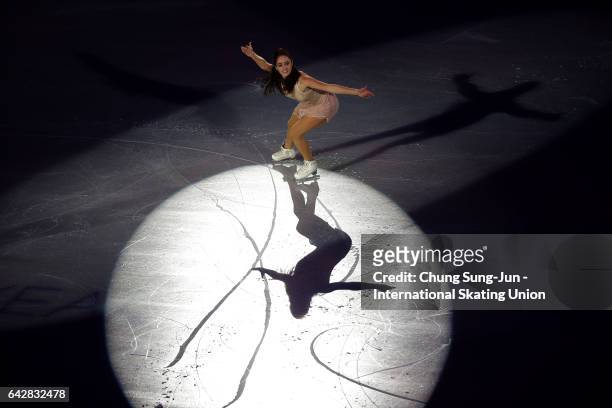Kaetlyn Osmond of Canada skates in the Exhibition program during ISU Four Continents Figure Skating Championships - Gangneung -Test Event For...