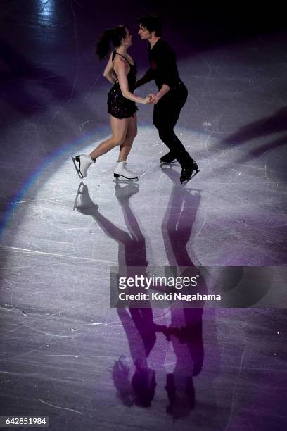 Tessa Virtue and Scott Moir of Canada pserforms in the Exhibition program during ISU Four Continents Figure Skating Championships - Gangneung -Test...