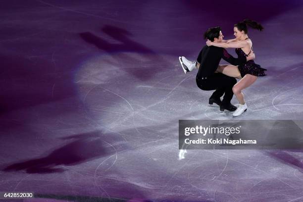 Tessa Virtue and Scott Moir of Canada pserforms in the Exhibition program during ISU Four Continents Figure Skating Championships - Gangneung -Test...