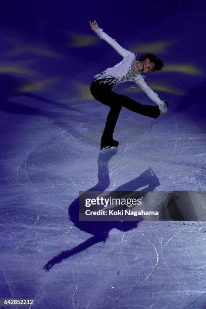 Yuzuru Hanyu of Japan pserforms in the Exhibition program during ISU Four Continents Figure Skating Championships - Gangneung -Test Event For...