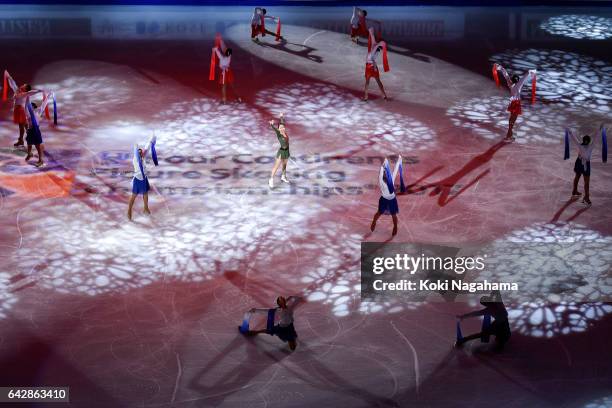 General view of Gangneung Ice Arena during in the Exhibition program in ISU Four Continents Figure Skating Championships - Gangneung -Test Event For...