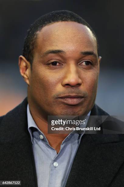 Paul Ince looks on during the Emirates FA Cup Fifth Round match between Wolverhampton Wanderers and Chelsea at Molineux on February 18, 2017 in...