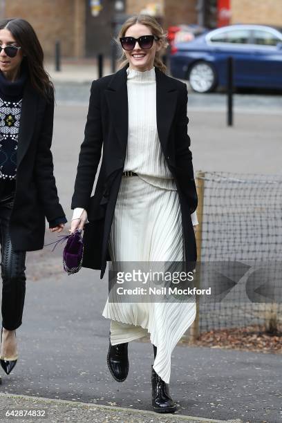 Olivia Palermo seen at Topshop Unique at Tate Modern on Day 3 of London Fashion Week February 2017 on February 19, 2017 in London, England.