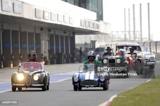 Over a hundred vintage cars hit the F-1 Track Buddha International Circuit during the 7th edition of 21 Gun Salute International Vintage Car Rally,...