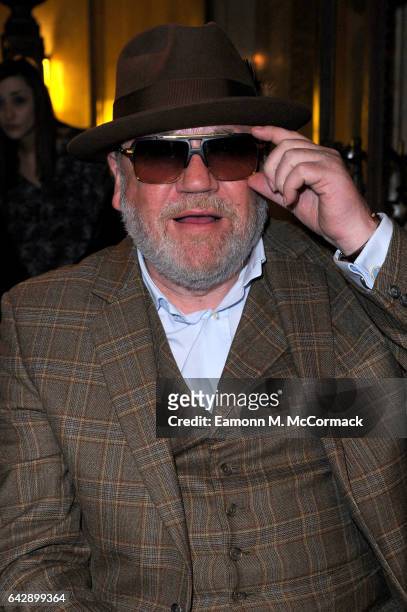 Actor Ray Winstone attends the Pam Hogg show during the London Fashion Week February 2017 collections on February 19, 2017 in London, England.