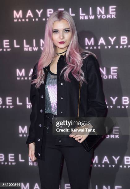 Joanna Kuchta attends the Maybelline Bring on the Night party at The Scotch of St James on February 18, 2017 in London, United Kingdom