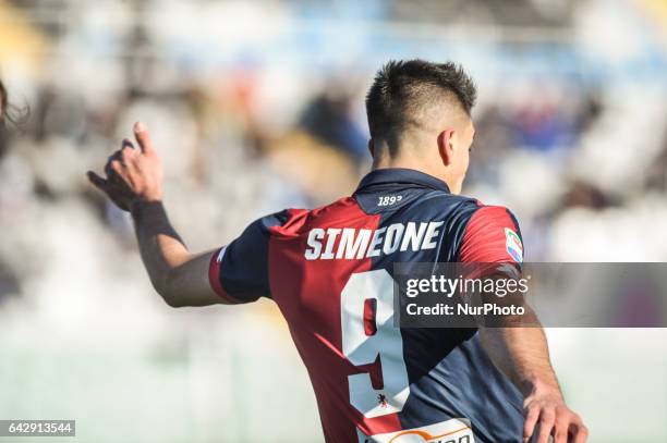 Simeone Giovanni during the Italian Serie A football match Pescara vs Genoa on February 19 in Pescara, Italy.