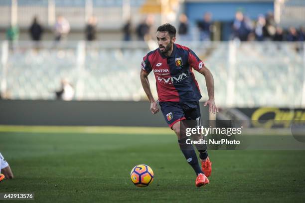 Raffaele Palladino during the Italian Serie A football match Pescara vs Genoa on February 19 in Pescara, Italy.