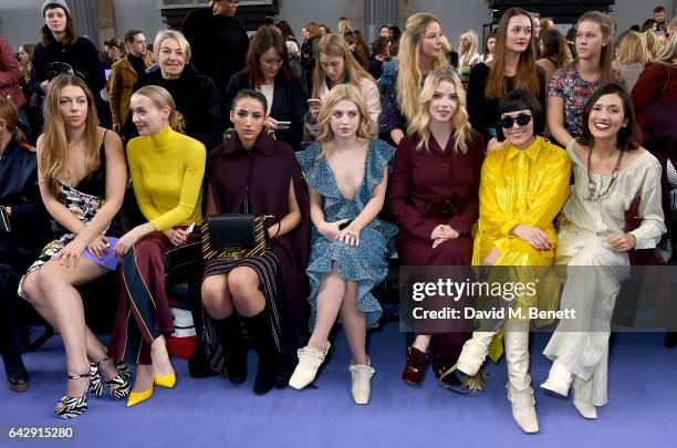 Seraphine Chapman De Lussy, Agathe de Lussy Chapman, Cora Corre, Anais Gallagher, Anya Taylor Joy, Noomi Rapace and Hikari Yokoyama attend the...