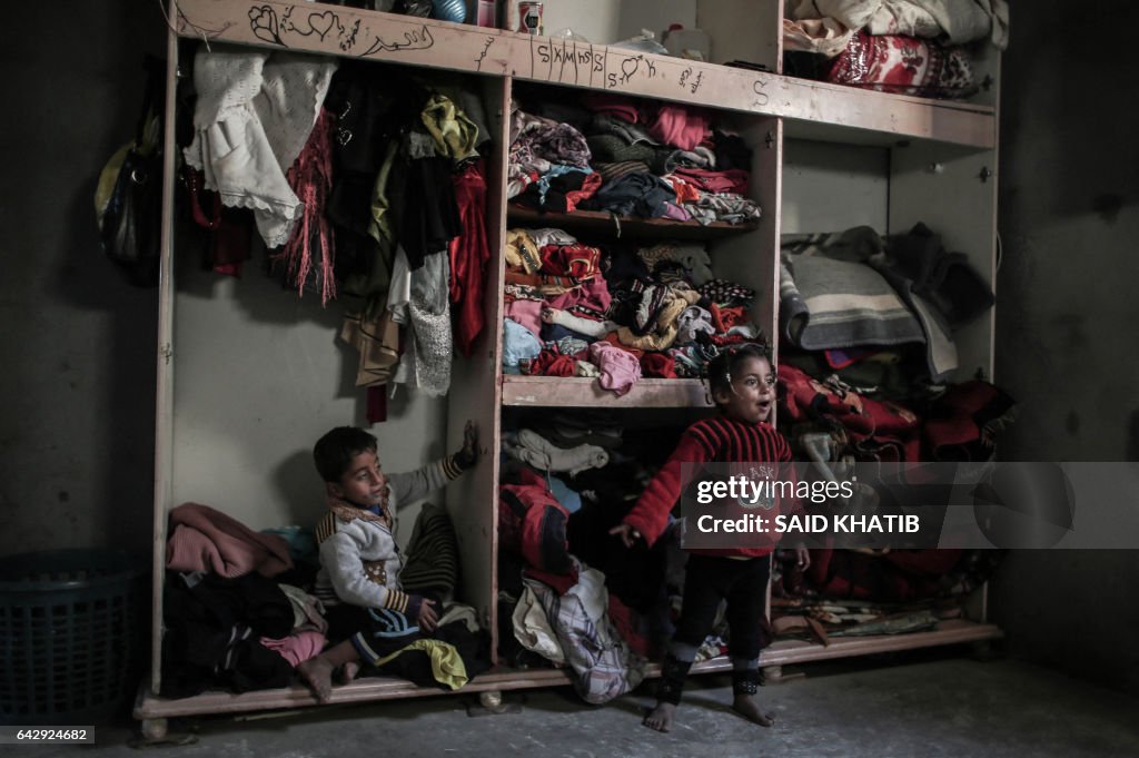 TOPSHOT-PALESTINIAN-GAZA-ISRAEL-CONFLICT-DAILY LIFE