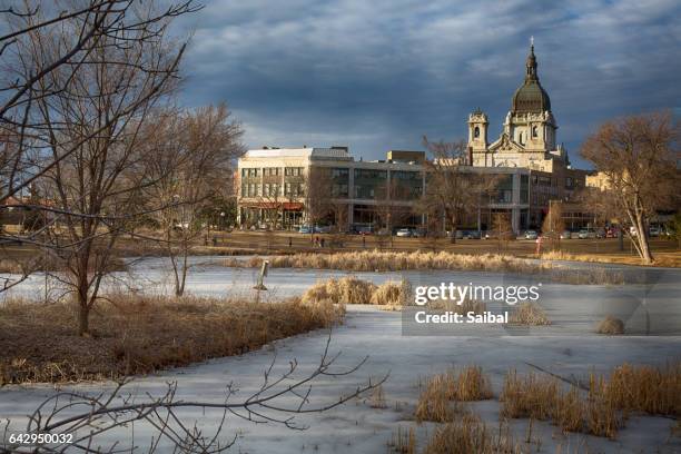 basilica of saint mary, minneapolis - basilica minneapolis stock pictures, royalty-free photos & images