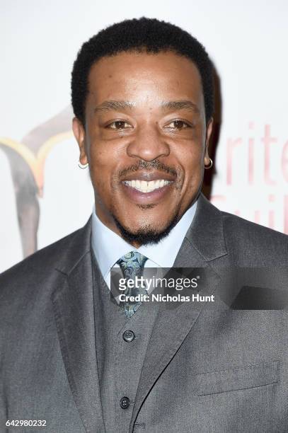 Actor Russell Hornsby attends 69th Writers Guild Awards New York Ceremony at Edison Ballroom on February 19, 2017 in New York City.