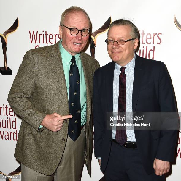 Steve O'Donnell and Steve Young attend 69th Writers Guild Awards New York Ceremony at Edison Ballroom on February 19, 2017 in New York City.
