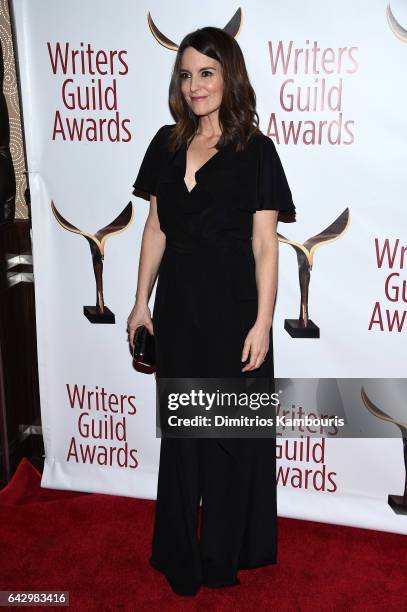 Tina Fey attends 69th Writers Guild Awards New York Ceremony at Edison Ballroom on February 19, 2017 in New York City.