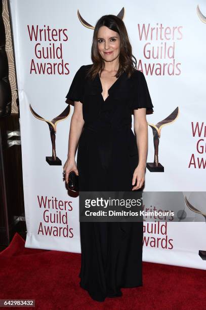 Tina Fey attends 69th Writers Guild Awards New York Ceremony at Edison Ballroom on February 19, 2017 in New York City.