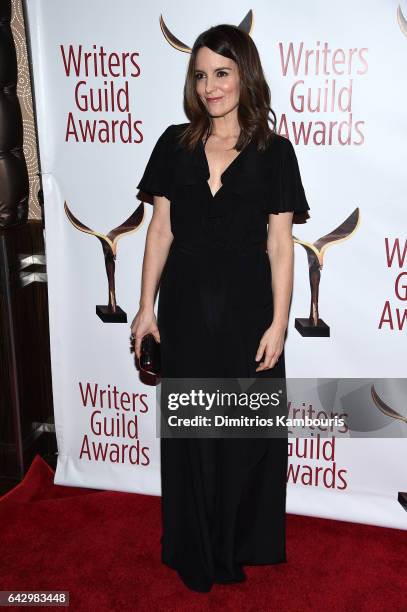 Tina Fey attends 69th Writers Guild Awards New York Ceremony at Edison Ballroom on February 19, 2017 in New York City.