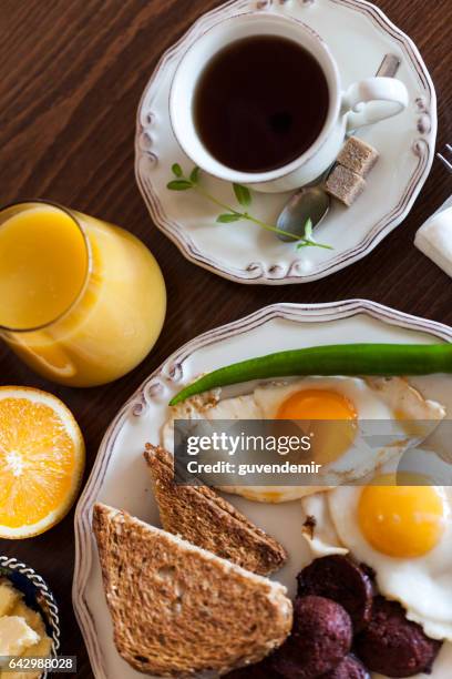 frukost - engelsk frukost bildbanksfoton och bilder