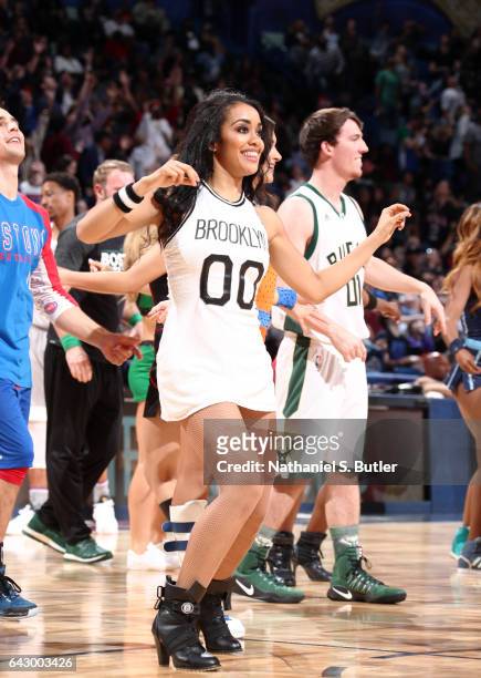 Brooklynettes Dancer Asha performs during the NBA All-Star Game as part of the 2017 NBA All Star Weekend on February 19, 2017 at the Smoothie King...