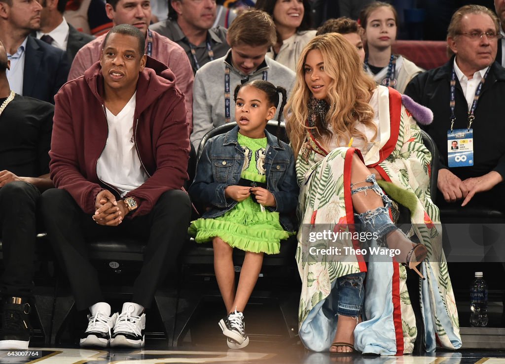 Celebrities Attend The 66th NBA All-Star Game