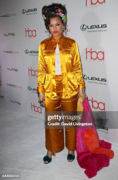Actress Andra Day attends the 3rd Annual Hollywood Beauty Awards at Avalon Hollywood on February 19, 2017 in Los Angeles, California.