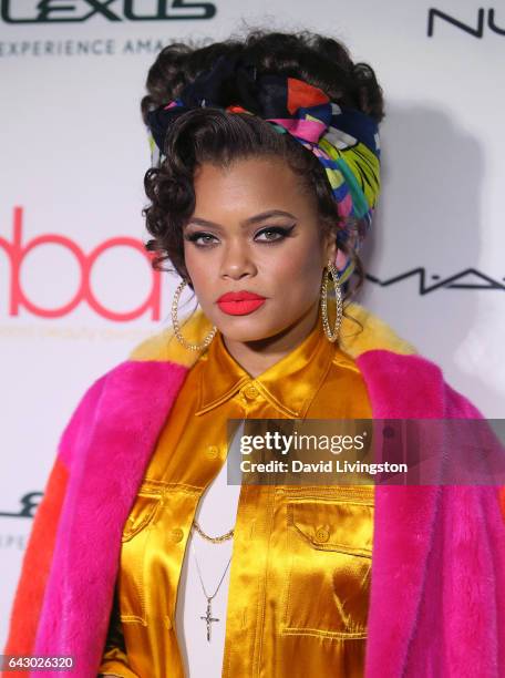 Actress Andra Day attends the 3rd Annual Hollywood Beauty Awards at Avalon Hollywood on February 19, 2017 in Los Angeles, California.