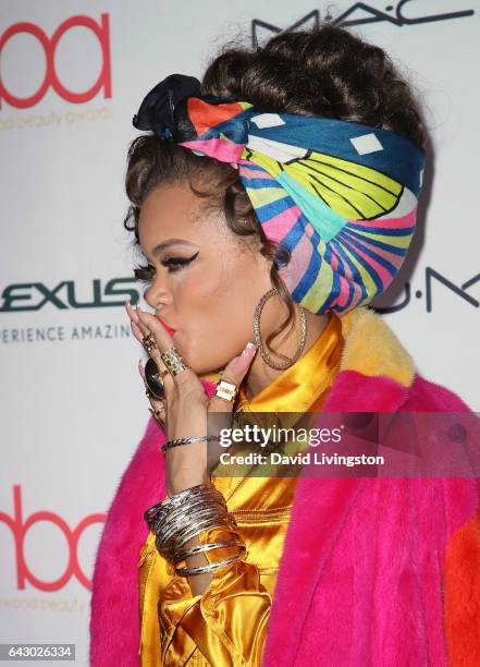 Actress Andra Day attends the 3rd Annual Hollywood Beauty Awards at Avalon Hollywood on February 19, 2017 in Los Angeles, California.