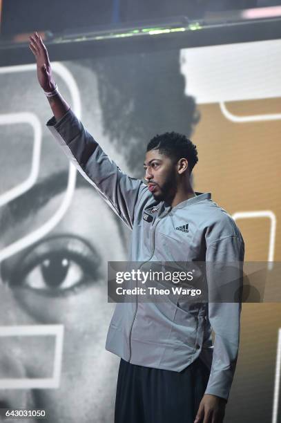 Anthony Davis attends the 66th NBA All-Star Game at Smoothie King Center on February 19, 2017 in New Orleans, Louisiana.