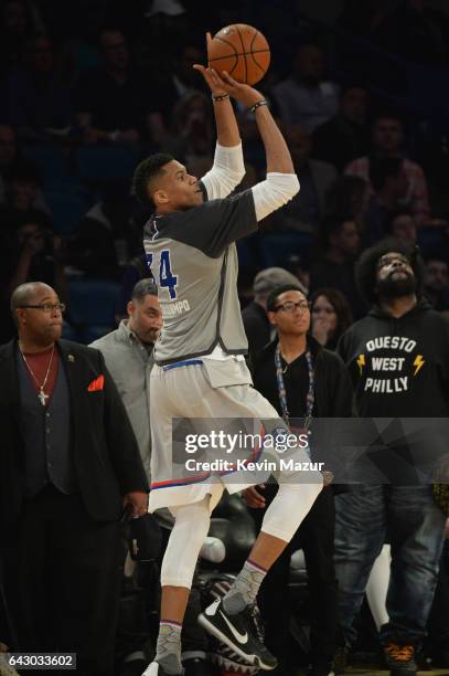 Giannis Antetokounmpo is seen during the 66th NBA All-Star Game at Smoothie King Center on February 19, 2017 in New Orleans, Louisiana.