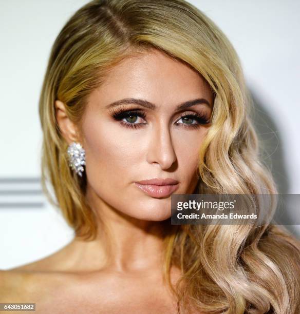 Paris Hilton arrives at the 3rd Annual Hollywood Beauty Awards at Avalon Hollywood on February 19, 2017 in Los Angeles, California.