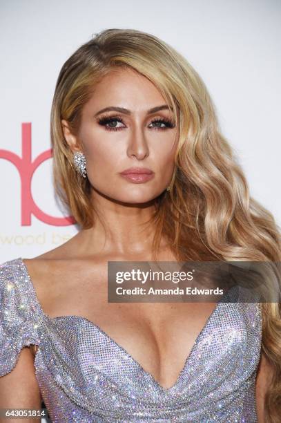 Paris Hilton arrives at the 3rd Annual Hollywood Beauty Awards at Avalon Hollywood on February 19, 2017 in Los Angeles, California.