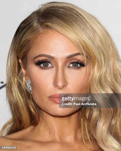 Personality Paris Hilton attends the 3rd annual Hollywood Beauty Awards at Avalon Hollywood on February 19, 2017 in Los Angeles, California.