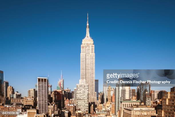 midtown manhattan - empire state building stock pictures, royalty-free photos & images