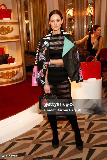 Charlotte De Carle attends the Aspinal of London Press Day on February 20, 2017 in London, England.