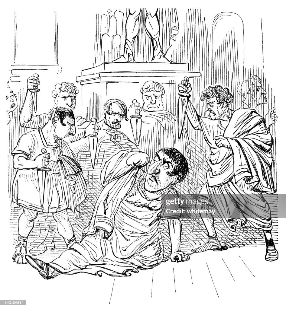 The death of Julius Caesar