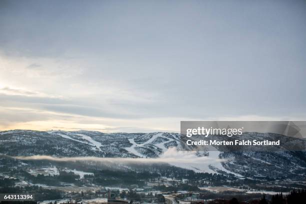 winter scenics - geilo stock pictures, royalty-free photos & images