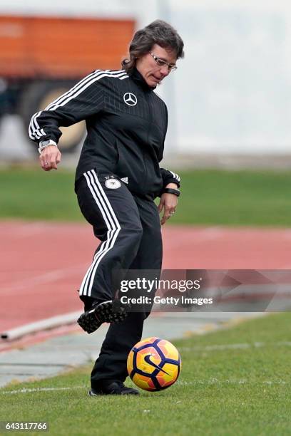 Ulrike Ballweg of Germany U16 Girls during the match between U16 Girls Germany v U16 Girls Netherlands on the UEFA International Development...