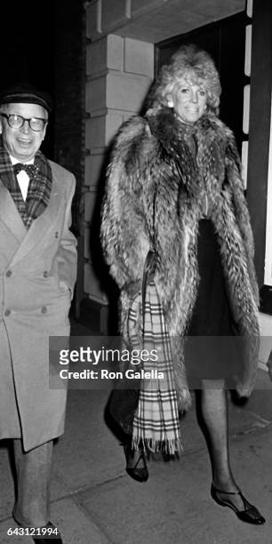 Arthur Schlesinger and Alexandra Schlesinger attend PEN Literary Celebration Gala on December 14, 1985 in New York City.