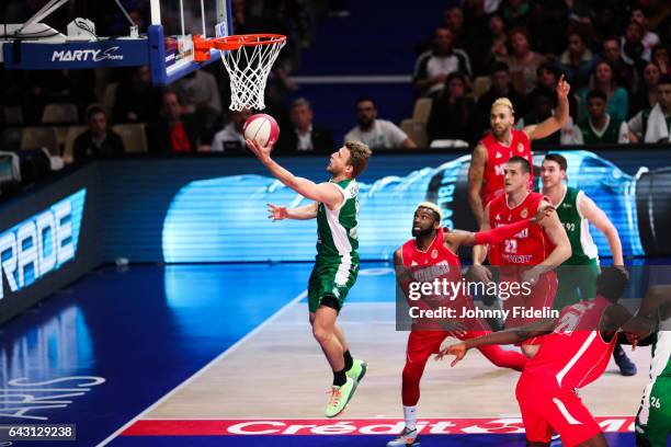 Heiko Schaffartzik of Nanterre during of the Leaders Cup Semi Final match between Nanterre and Monaco at Disneyland Resort Paris on February 18, 2017...