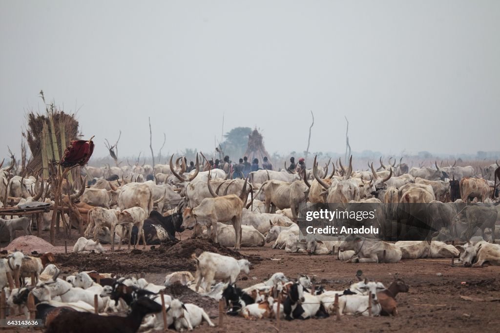 Mundari people in South Sudan