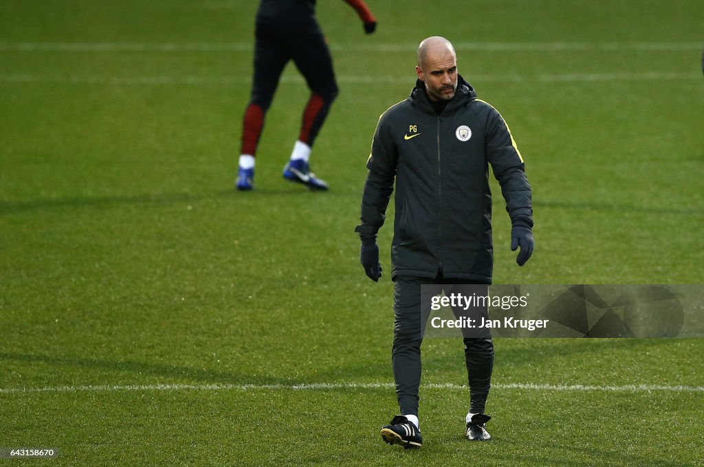 Manchester City Training and Press Conference