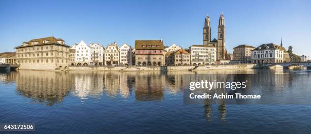 zurich cityscape, switzerland, europe - zürich fotografías e imágenes de stock