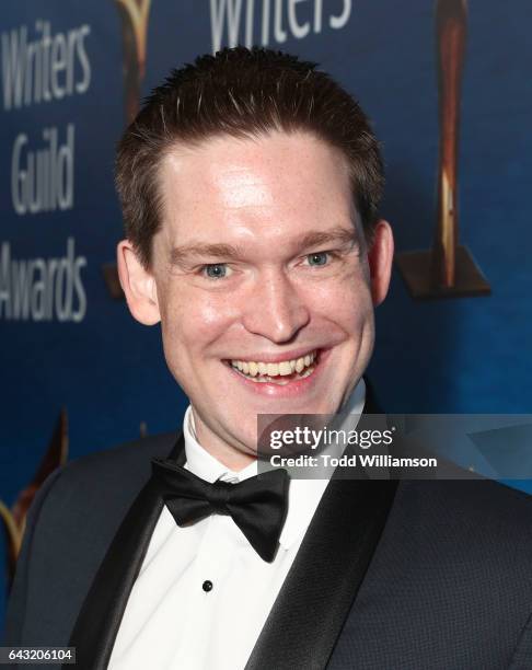 John-Paul Nickel attends the 2017 Writers Guild Awards L.A. Ceremony at The Beverly Hilton Hotel on February 19, 2017 in Beverly Hills, California.