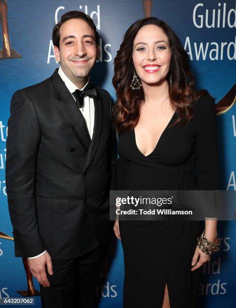 Eric Heisserer and guest attend the 2017 Writers Guild Awards L.A. Ceremony at The Beverly Hilton Hotel on February 19, 2017 in Beverly Hills,...