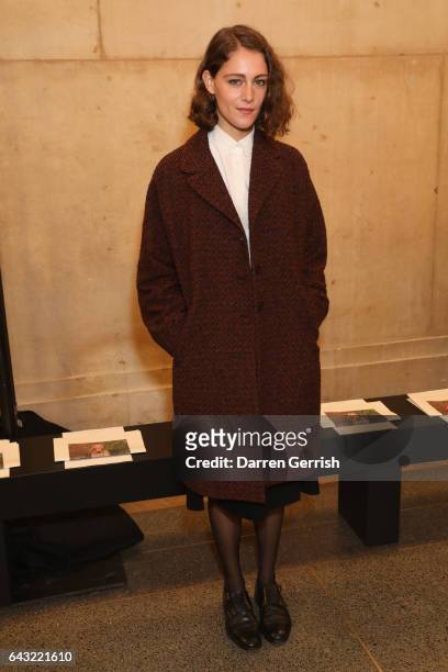 Arianne Labed attends the Christopher Kane show during the London Fashion Week February 2017 collections on February 20, 2017 in London, England.
