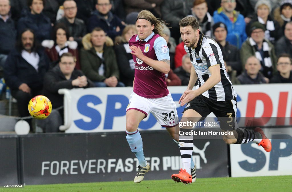 Newcastle United v Aston Villa - Sky Bet Championship