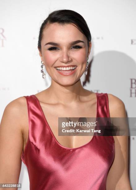 Samantha Barks attends the gala screening of 'Bitter Harvest' at the Ham Yard Hotel on February 20, 2017 in London, United Kingdom.