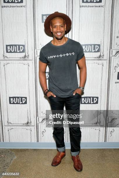 Bryan Terrell Clark attends the Build Series to discuss "Hamilton" at Build Studio on February 20, 2017 in New York City.