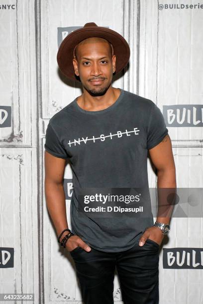 Bryan Terrell Clark attends the Build Series to discuss "Hamilton" at Build Studio on February 20, 2017 in New York City.