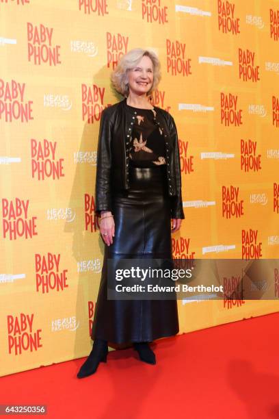 Marie-Christine Adam, during "Baby Phone" Paris Premiere, at Cinema UGC Normandie on February 20, 2017 in Paris, France.