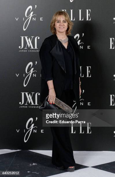 Rosa Tous attends the 'Elle & Jorge Vazquez' photocall at Principe Pio theatre on February 20, 2017 in Madrid, Spain.